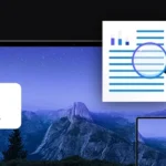 banner with Zarys logo, two mobile devices laptop and tablet, document icon with magnifying glass