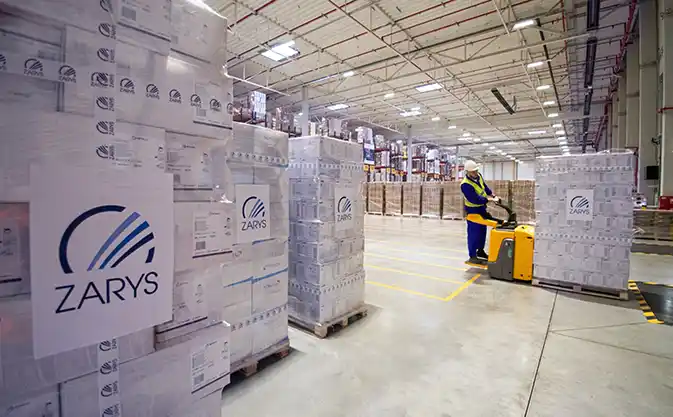Proget mobility management for the medical industry, Zarys storage hall