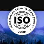 banner with laptop and ISO 27001 logo