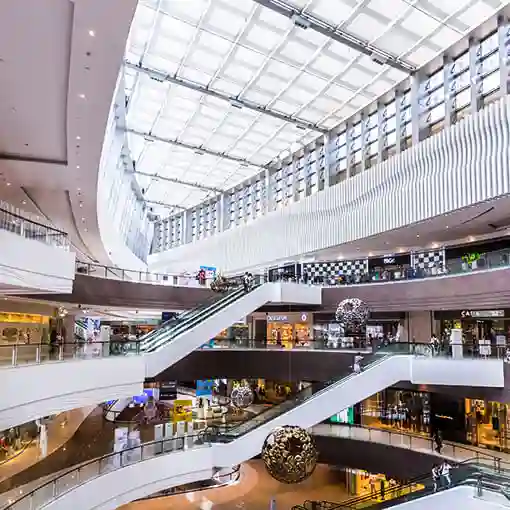 Proget mobility management for retail chains, mall view
