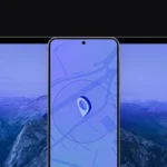 laptop, in front of it a phone with an app showing the designated zone, location icon, and geofencing