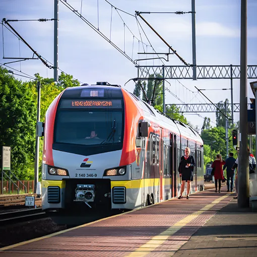 Łódzka Kolej Aglomeracyjna train