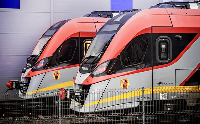 Łódzka Kolej Aglomeracyjna trains