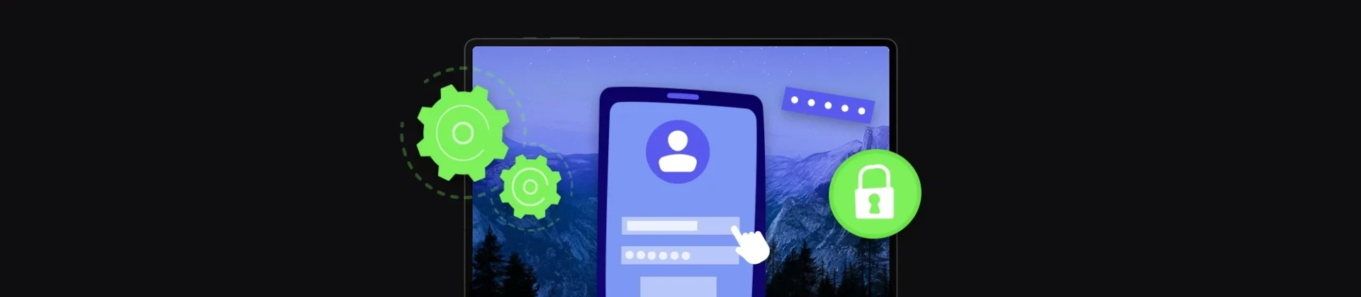 zero trust banner concept